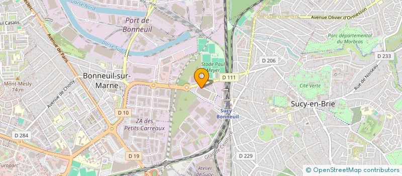 localisation de l'entreprise THE GOOD SPOON à SUCY-EN-BRIE