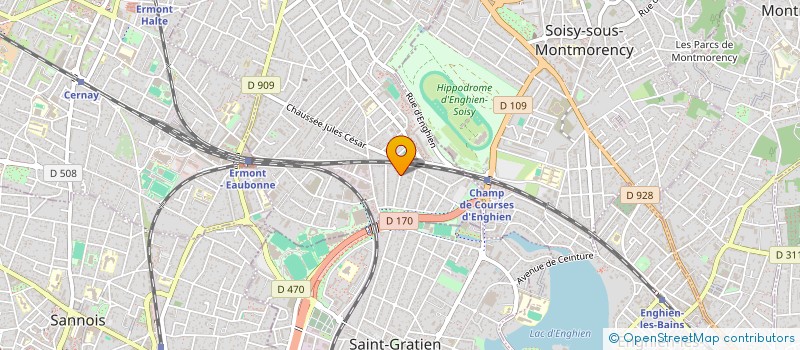 localisation de l'entreprise THE GOOD TRACK à EAUBONNE