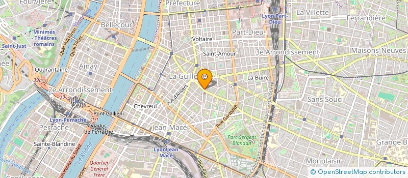 localisation de l'entreprise THE GRAAL  LYON