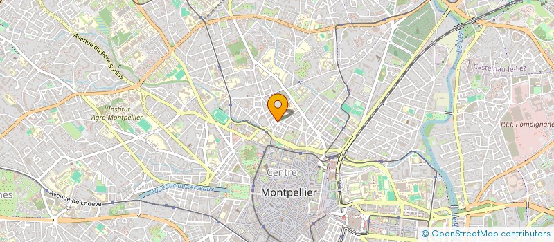 localisation de l'entreprise THE GREEN AGENCY à MONTPELLIER