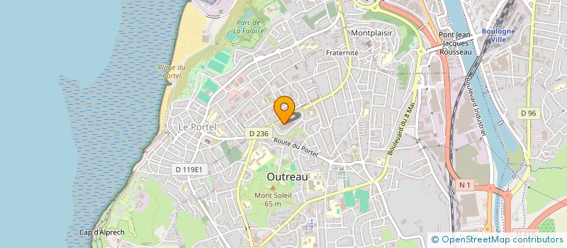 localisation de l'entreprise THE GREY WOLF COUNTRY  OUTREAU