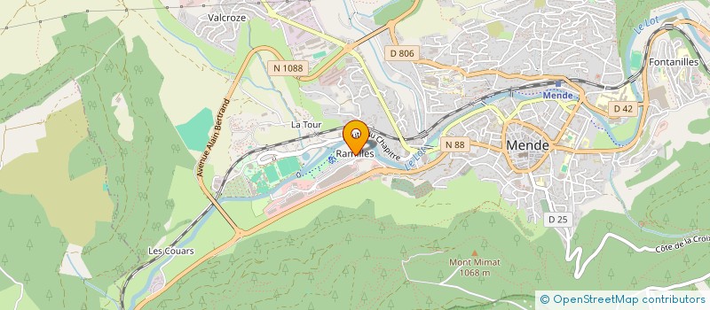 localisation de l'entreprise THE GROOVE SOCIETY  MENDE