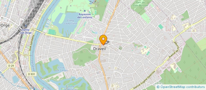 localisation de l'entreprise THE GROUNDWATER à DRAVEIL