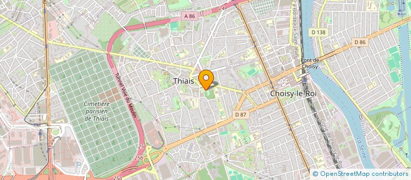 localisation de l'entreprise THE GUIDE HUB  THIAIS