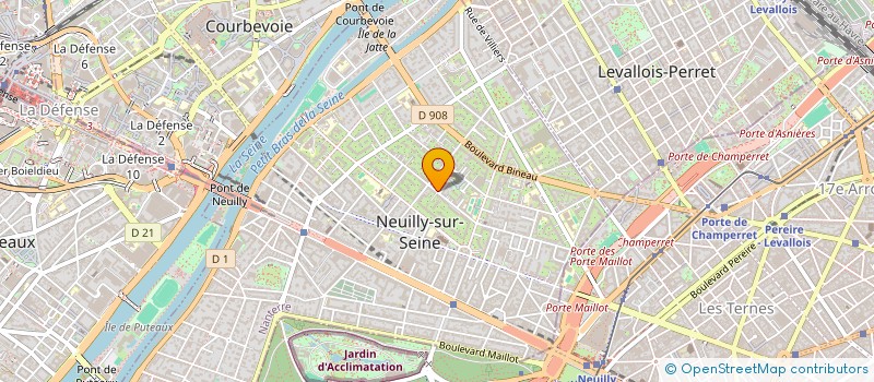 localisation de l'entreprise THE GUIDING COMPANY à NEUILLY-SUR-SEINE
