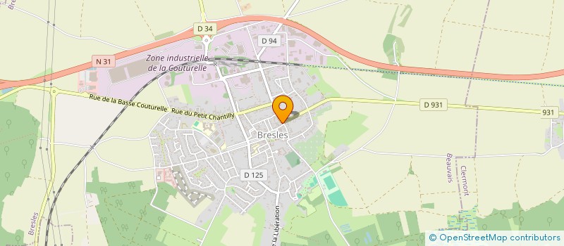 localisation de l'entreprise THE HAIR'CUT  BRESLES