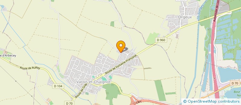 localisation de l'entreprise THE HANKS  VAROIS-ET-CHAIGNOT