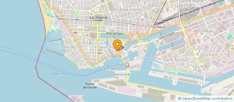 localisation de l'entreprise THE HAPPINESS à LE HAVRE