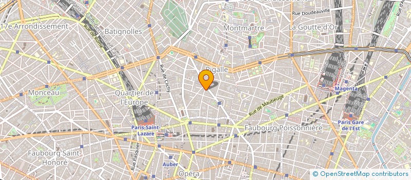 localisation de l'entreprise THE HIDDEN WAY  PARIS