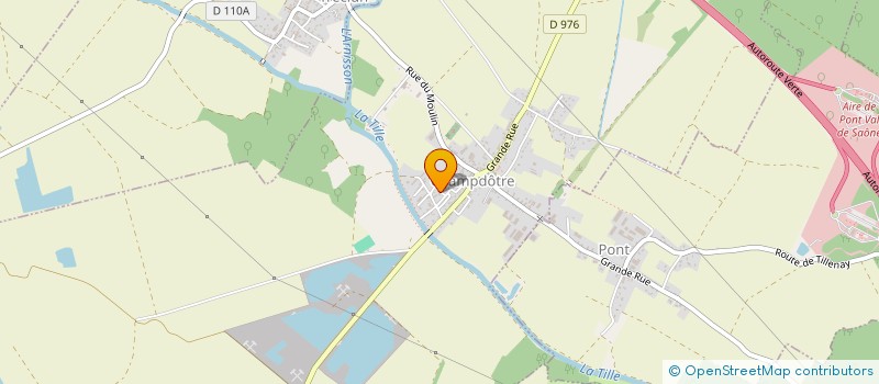 localisation de l'entreprise THE HILLBILLIES  CHAMPDOTRE