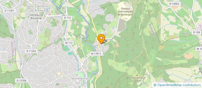 localisation de l'entreprise THE HIVE ART  MONTFERRIER-SUR-LEZ