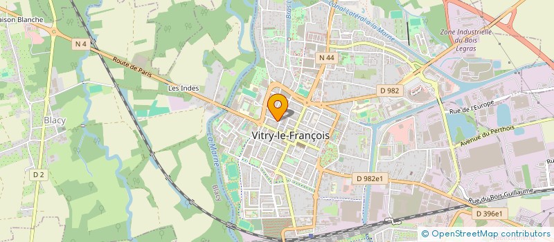 localisation de l'entreprise THE HLODWIG BOUTIQUE  VITRY-LE-FRANCOIS