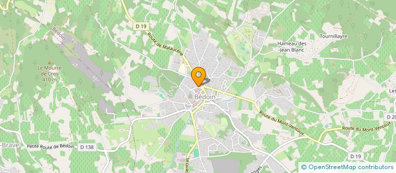 localisation de l'entreprise THE HOME à BEDOIN