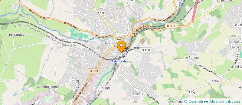 localisation de l'entreprise THE HOPE FAMILY  L ARBRESLE