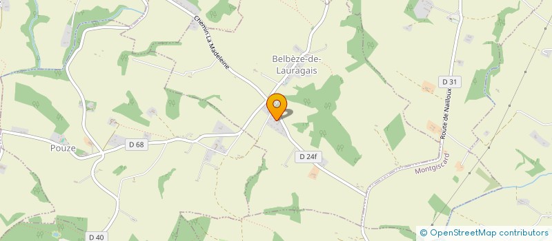 localisation de l'entreprise THE HORNER ASSO  BELBEZE-DE-LAURAGAIS