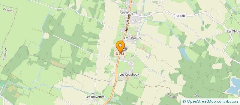 localisation de l'entreprise THE HOUSE  SERMOYER