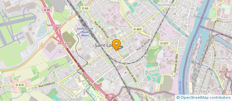 localisation de l'entreprise THE HOUSE BEAUTY & SPA à SAINT-LOUIS