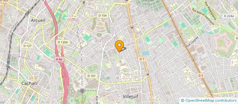 localisation de l'entreprise THE HUMANCENTIPROD à VILLEJUIF