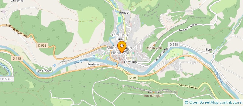 localisation de l'entreprise THE INDULGENT VEGAN  SAINT-ANTONIN-NOBLE-VAL