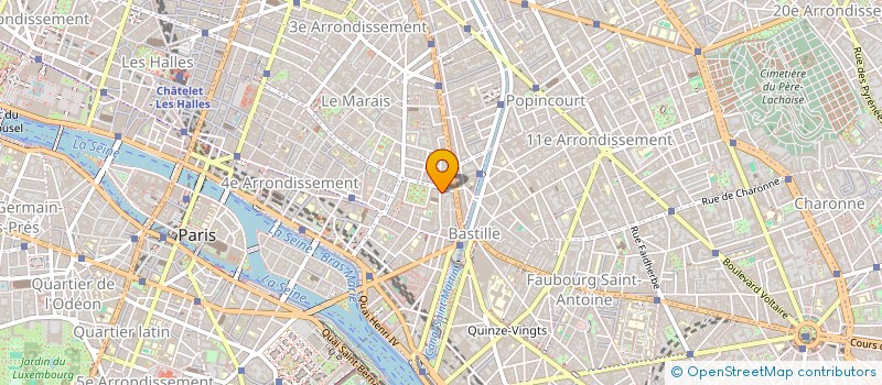 localisation de l'entreprise THE INTERNATIONAL SHAKESPEARE TROUPE OF PARIS  PARIS