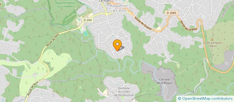 localisation de l'entreprise THE JALERAN COMPANY  ROQUEFORT-LES-PINS