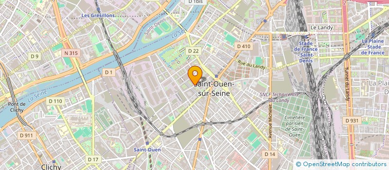 localisation de l'entreprise THE JOHN GALT INITIATIVE  SAINT-OUEN-SUR-SEINE