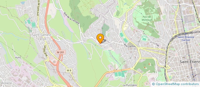 localisation de l'entreprise THE JOKING  SAINT-GENEST-LERPT