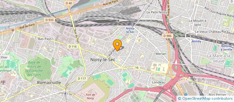 localisation de l'entreprise THE KEY à NOISY LE SEC