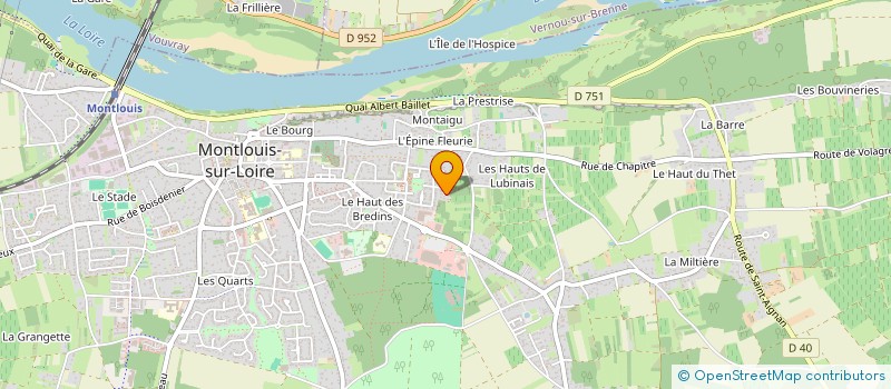 localisation de l'entreprise THE KEYSTONES (TKS)  MONTLOUIS-SUR-LOIRE
