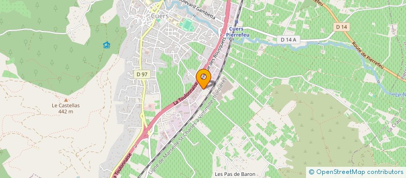 localisation de l'entreprise THE KIDS  CUERS