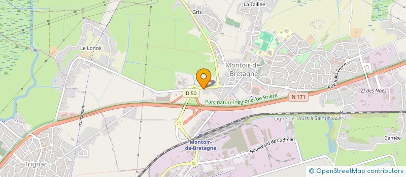 localisation de l'entreprise THE KING  MONTOIR-DE-BRETAGNE