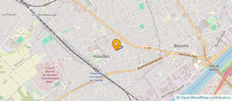 localisation de l'entreprise THE KNOCKOUT PARIS à HOUILLES
