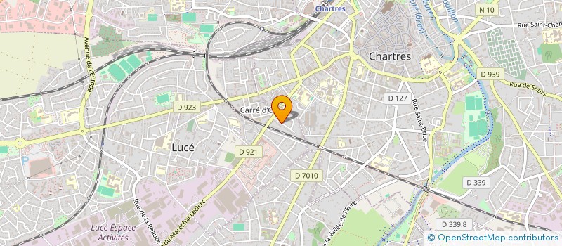 localisation de l'entreprise THE LABZ à LUCE