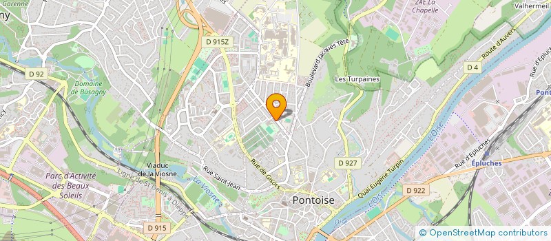 localisation de l'entreprise THE LABZ HOLDING  PONTOISE