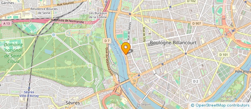 localisation de l'entreprise THE LANDON COMPANY  BOULOGNE-BILLANCOURT