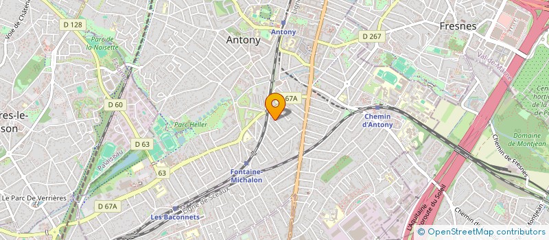 localisation de l'entreprise THE LEFT-HANDERS ENTERTAINMENT à ANTONY