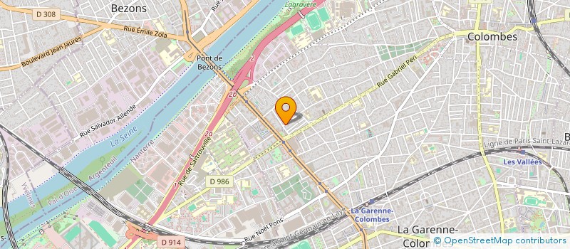 localisation de l'entreprise THE LEGANNE CHEF BOX à COLOMBES