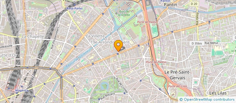 localisation de l'entreprise THE LINE  PARIS