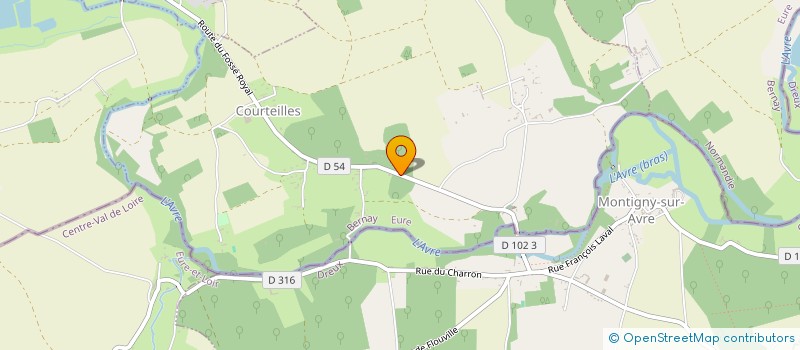 localisation de l'entreprise THE LINK TO MOVE  COURTEILLES