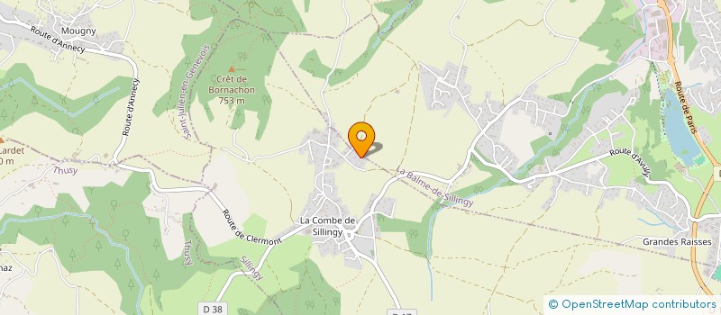 localisation de l'entreprise THE LIONS  SILLINGY