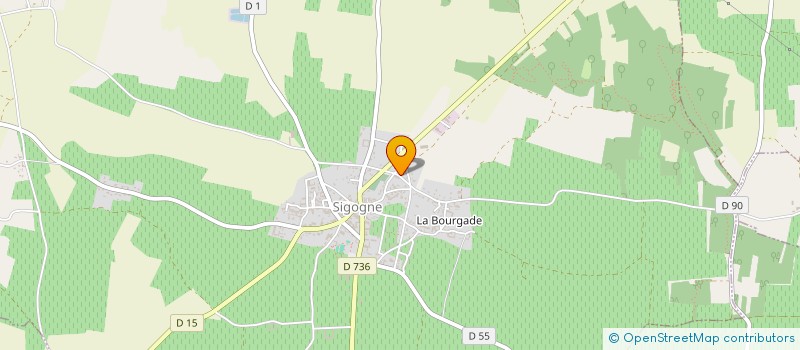 localisation de l'entreprise THE LITTLE FARMER à SIGOGNE