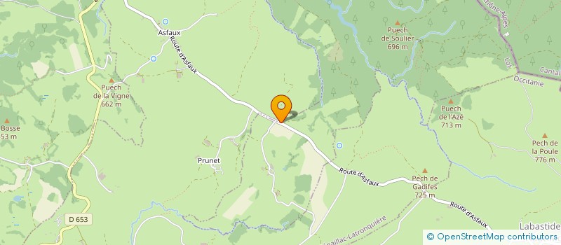 localisation de l'entreprise THE LITTLE HOUSE ON THE HILL  TEYSSIEU