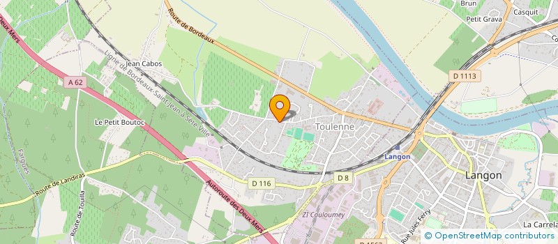 localisation de l'entreprise THE LIVING  TOULENNE