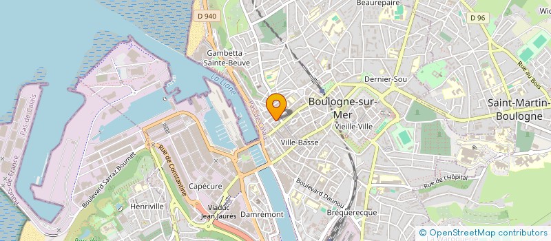 localisation de l'entreprise THE LOCH GAMES à BOULOGNE-SUR-MER