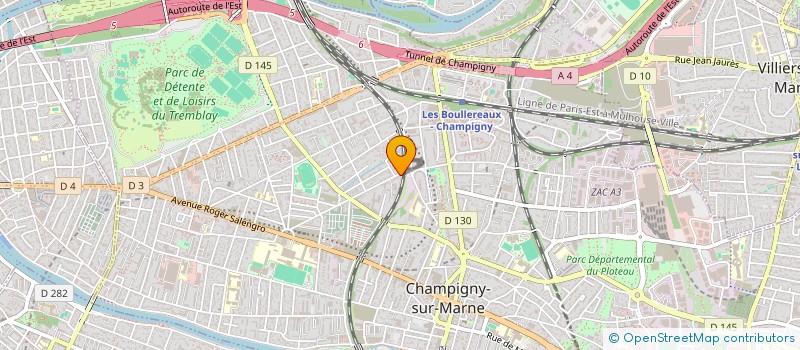 localisation de l'entreprise THE LOFT à CHAMPIGNY-SUR-MARNE