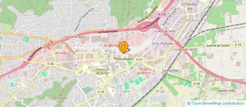 localisation de l'entreprise THE LOOP  LA GARDE