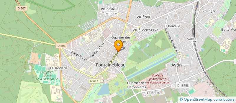 localisation de l'entreprise THE LOOP  FONTAINEBLEAU