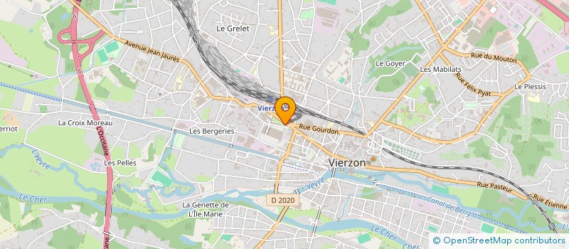 localisation de l'entreprise THE LOUNGE BARBER  VIERZON