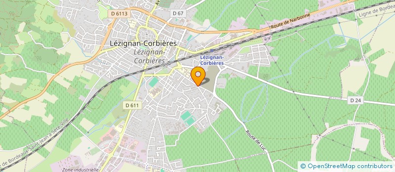 localisation de l'entreprise THE LUXURY CARS  LEZIGNAN-CORBIERES