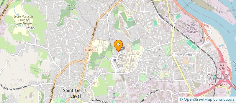 localisation de l'entreprise THE LYMPHOMA STUDY ASSOCIATION  OULLINS-PIERRE-BENITE